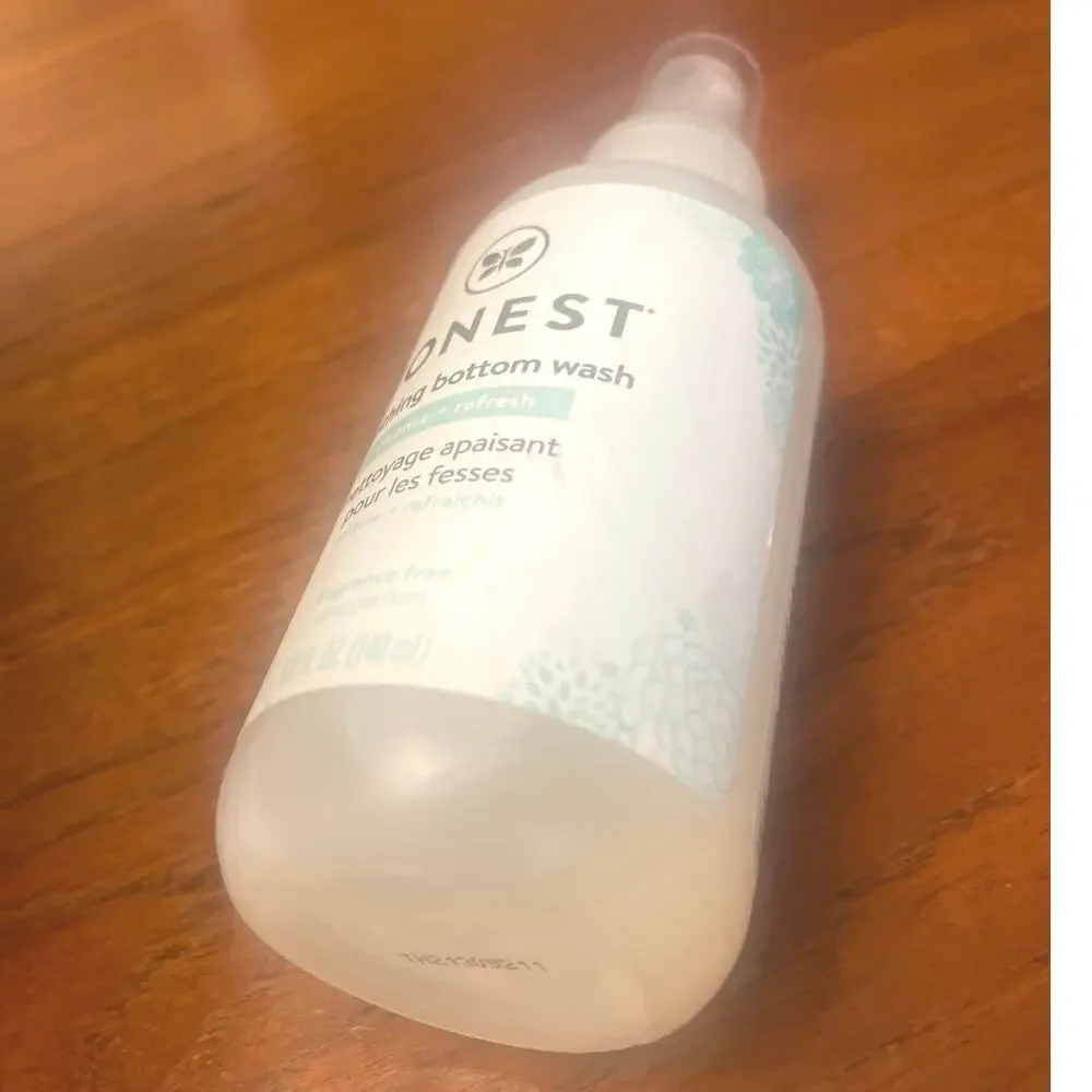 Soothing Baby Bottom Wash Cleanse Refresh 5.0 oz. Fragrance Free NiP HONEST